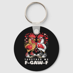 Llavero Galleros de boxeo F-caw-f corazones valentín Edgy