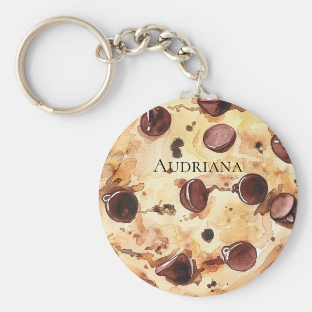 Llavero Galleta de chispas de chocolate (Frente)