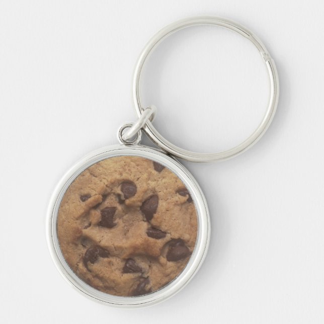 Llavero Galletas de microprocesador de chocolate (Frente)