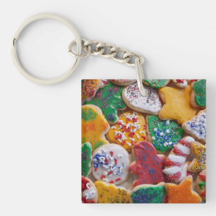 Llavero Galletas de Navidad I Repostería Colorida de Fiest
