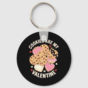 Llavero Galletas Son Mi San Valentín Corazón De Chocolate 