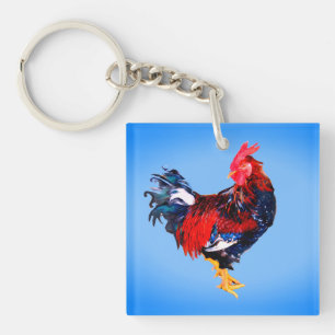 Llavero gallináceo macho ,rooster