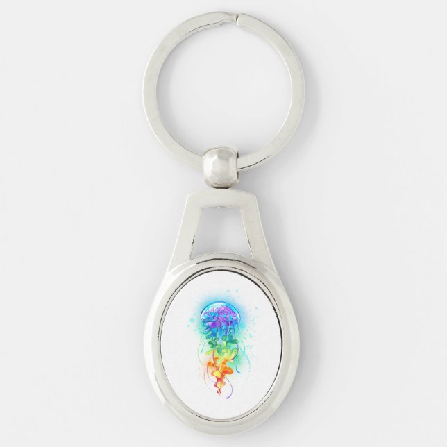 Llavero Gallito arcoiris (Anverso)