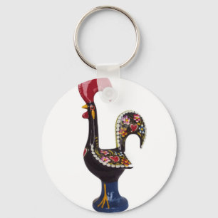 Llavero Gallo afortunado portugués