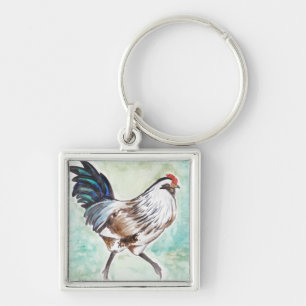 Llavero Gallo de Pascua Egger de la acuarela