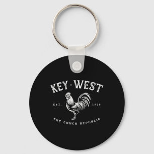 Llavero Gallo divertido de Key West, gallo de pollo al ama