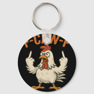 Llavero Gallo divertido humor de pollo divertido Fcawf cit