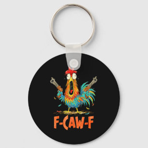 Llavero Gallo F-caw-f divertido pollo susurrador