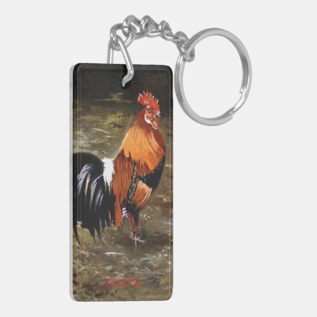 Llavero Gallo/Galo/Rooster (Atrás Izquierda)