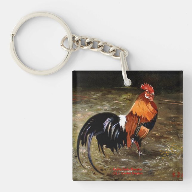 Llavero Gallo/Galo/Rooster (Frente)