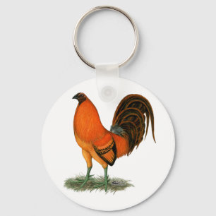 Llavero Gallo Ginger Rojo Gamecock