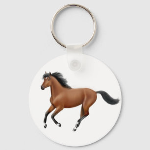 Llavero Galloping Bay Horse Keychain