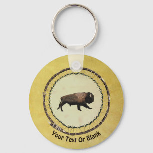 Llavero Galloping Bison