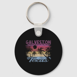Llavero Galveston de recuerdo de vacaciones en la ciudad c