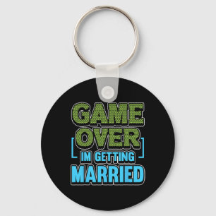 Llavero Game Over Me Voy a Casar Novio 