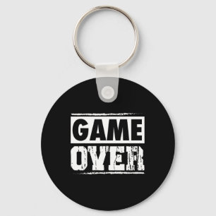 Llavero Game Over Vintage Retro Video Games Gaming Arcade