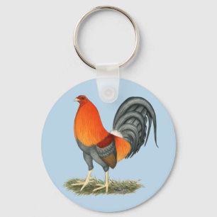 Llavero Gamecock Blue Red Rooster