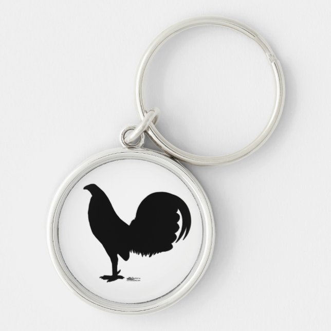 Llavero Gamecock Rooster Silhouette (Frente)