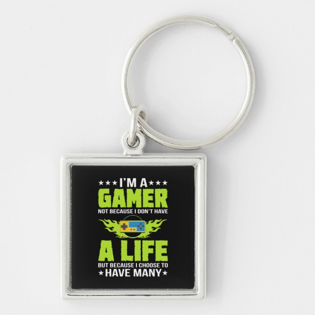 Llavero Gamer Am A Gamer (Frente)