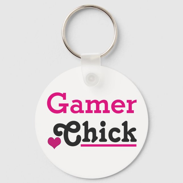 Llavero Gamer Chick (Anverso)