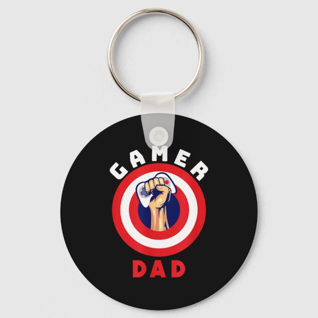Llavero Gamer Dad Funny Gaming Quotes Cool Fathers Gift  (Anverso)