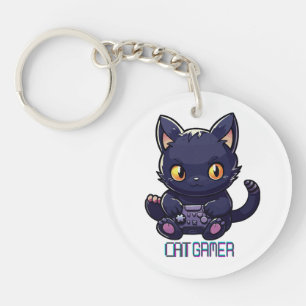 Llavero Gamer de gatos
