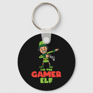 Llavero Gamer Elf Dab Navidades Familia Niños Niños Hombre