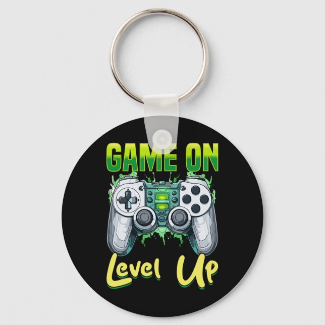 Llavero Gamer Gaming Game On  (Anverso)