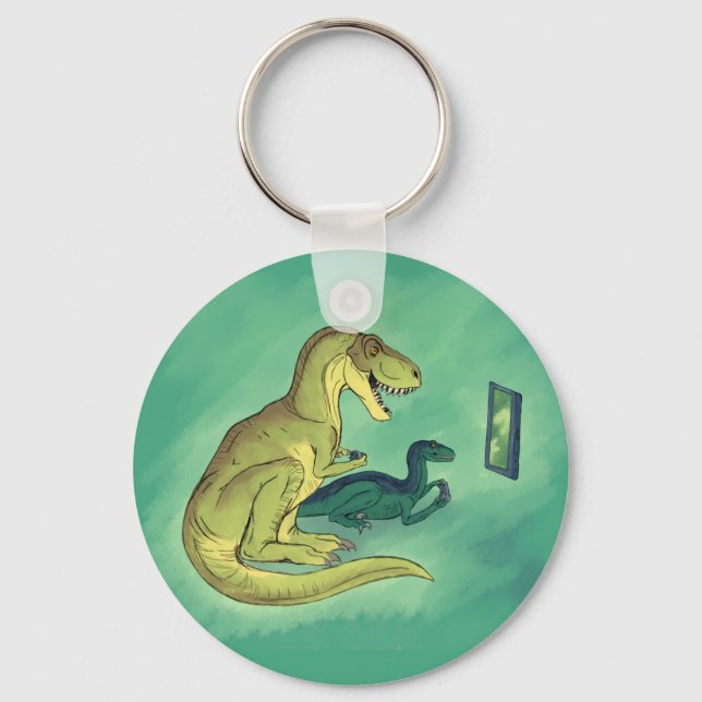 Llavero Gamer-Saurus (Anverso)
