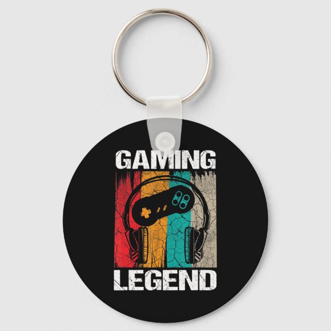 Llavero Gaming Legend Gamer Videojuegos Regalos de época N (Anverso)