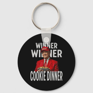 Llavero Ganador Cookie Dinner Funny Trump 2024 47th