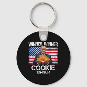 Llavero Ganador Cookie Dinner Funny Trump 2024 47th