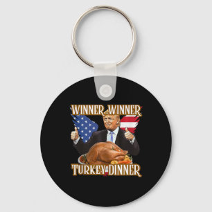 Llavero Ganador de la cena en Turquía Divertido Trump Than