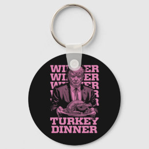 Llavero Ganador de la cena en Turquía Divertido Trump Than