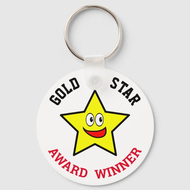 Llavero Ganador del premio Gold Star (Anverso)
