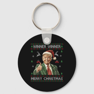 Llavero Ganador Feliz Navidad Trump Santa Ugly Swe