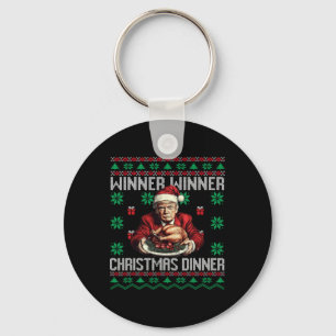 Llavero Ganador Navidad cena Santa Trump fea sw