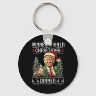 Llavero Ganador Navidad cena Santa Trump fea sw