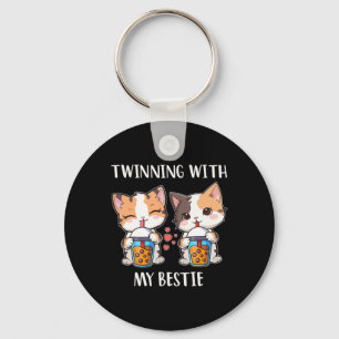 Llavero Ganar con mis amantes del gato