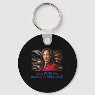 Llavero Ganar Este Harris Por El Presidente Kamala Harris