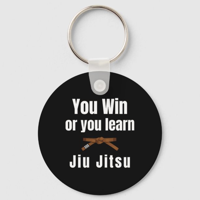 Llavero Ganas o Aprendes Jiujitsu Judo Karate Boxeo K (Anverso)