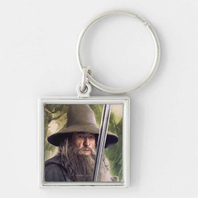 Llavero Gandalf Con Personal Y Espada (Frente)