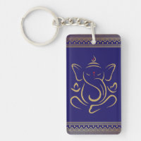 Ganesh Acrylic Keychain