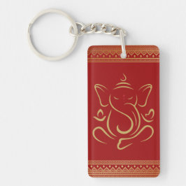 Llavero Ganesh Acrylic Keychain