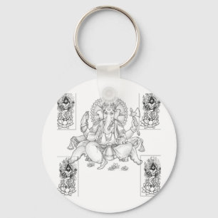 Llavero ganesh_and_shiva