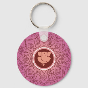 Llavero Ganesh artístico con Mandana