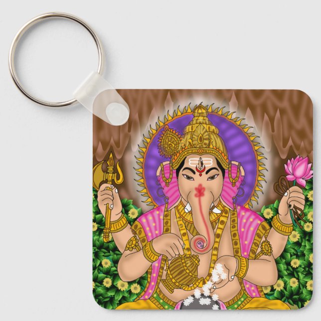 Llavero Ganesha Keychain (Anverso)