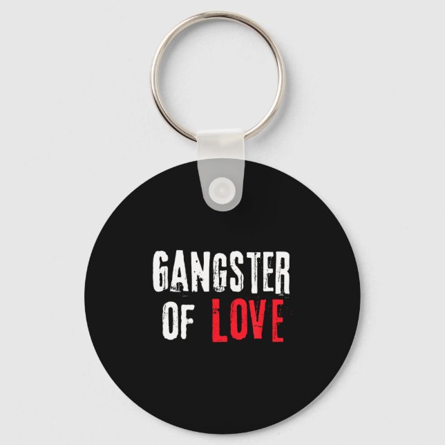 Llavero Gangster Of Love Valentines Day Festive Gift  (Anverso)