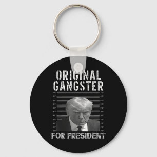 Llavero Gangster por el presidente Donald Trump 2024 Patri