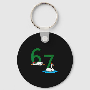 Llavero Gansos Poniendo Cisnes Nadando 67 Seis Gansos Siet